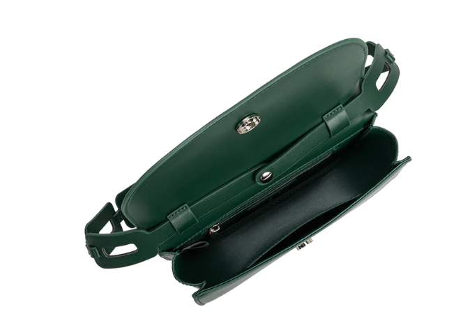 Recycled Vegan Leather Shoulder Bag